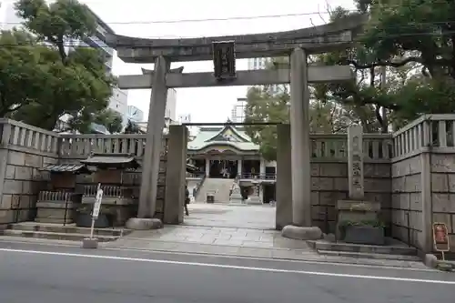 難波神社の鳥居