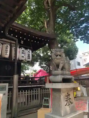 御幸森天神宮の狛犬