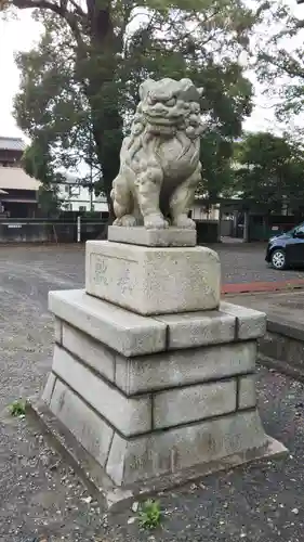 下清水八幡神社の狛犬