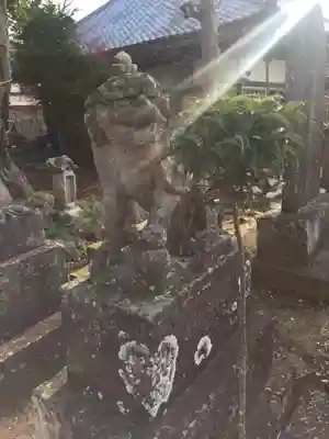 将門神社の狛犬