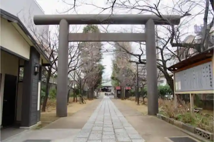亀戸 香取神社の鳥居
