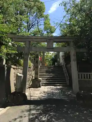 真田山 三光神社の鳥居