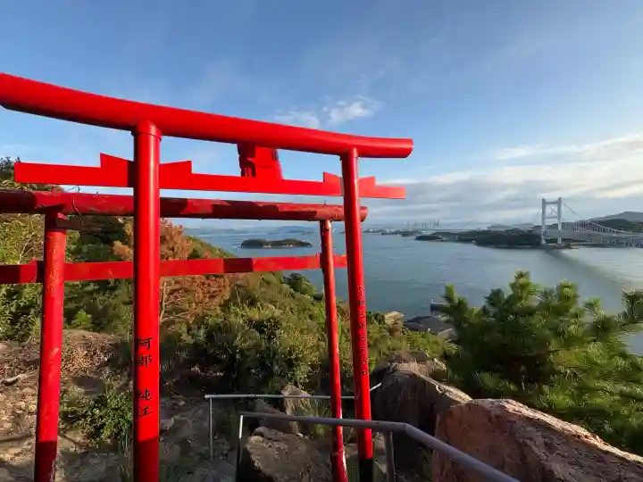 穴場稲荷の鳥居