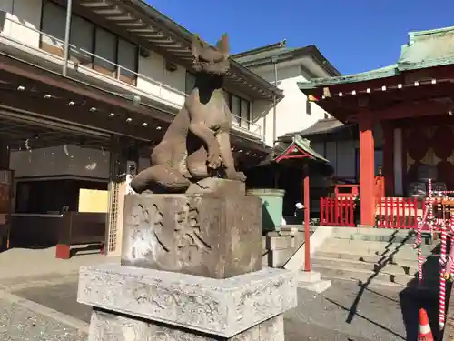 東京羽田 穴守稲荷神社の狛犬