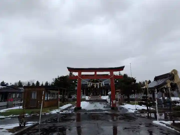 美瑛神社の鳥居