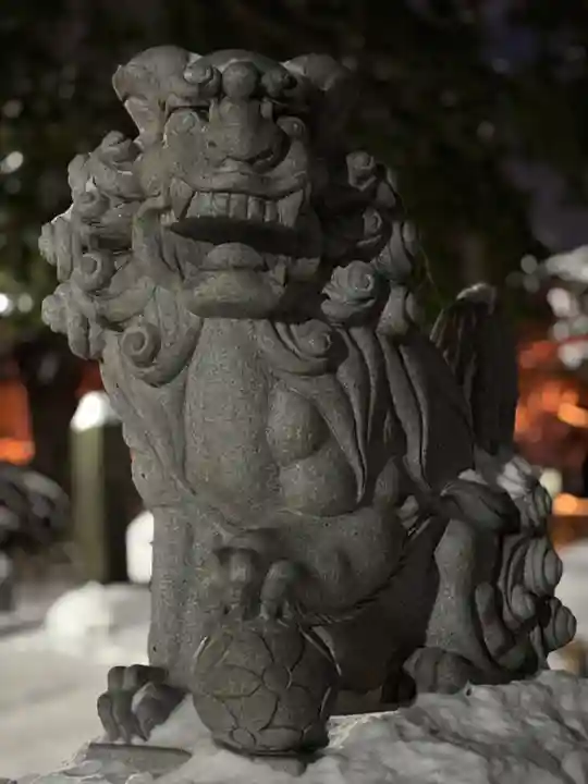 新琴似神社の狛犬