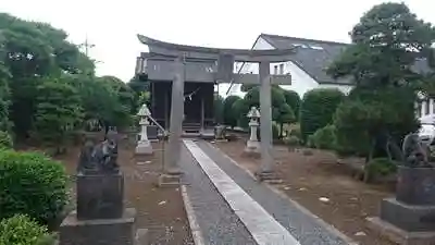 正田稲荷神社の鳥居