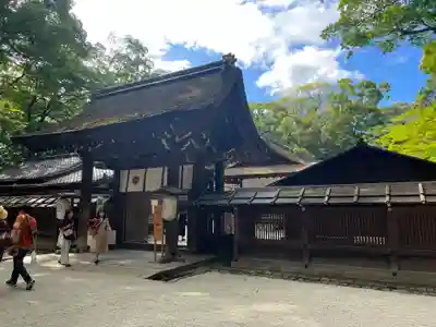 河合神社(鴨川合坐小社宅神社)の山門・神門