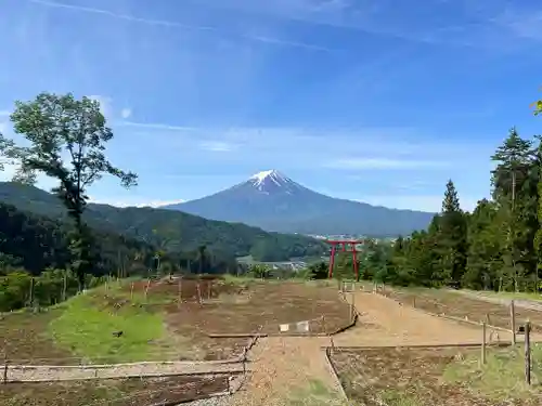 河口浅間神社の景色