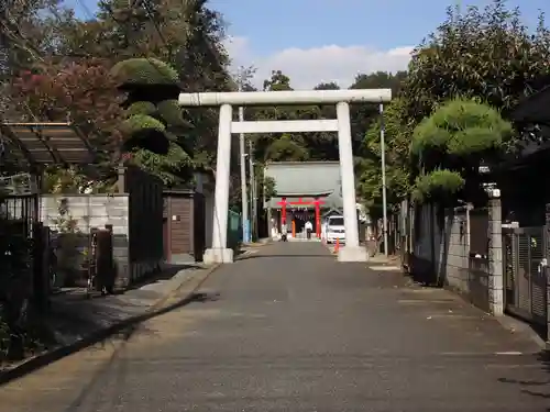 諏訪神社の鳥居