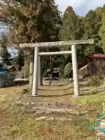 野上岩嶽神社の鳥居