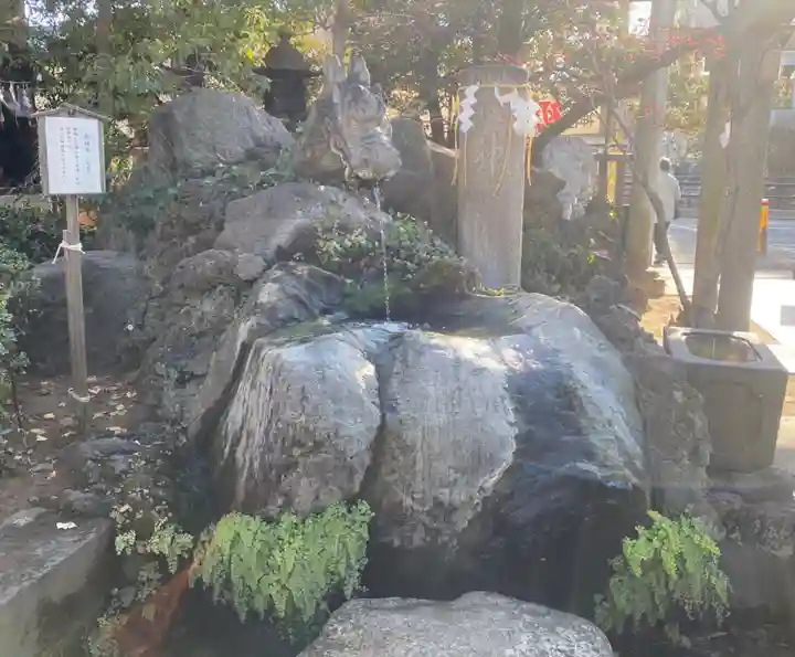 松戸神社の手水舎
