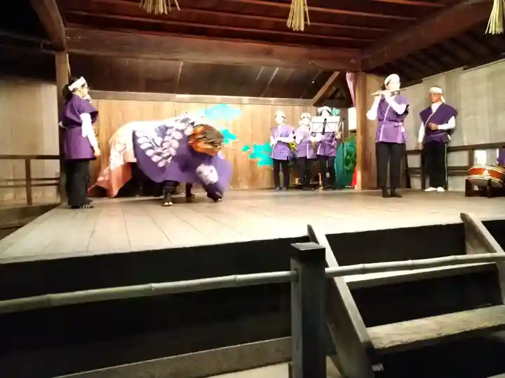 阿智神社の神楽