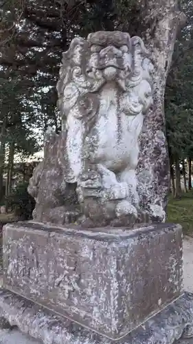 大毛神社の狛犬