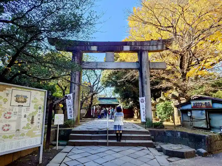 上野東照宮の鳥居