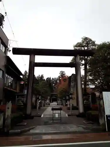 飛騨総社の鳥居