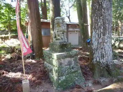 原地神社の狛犬