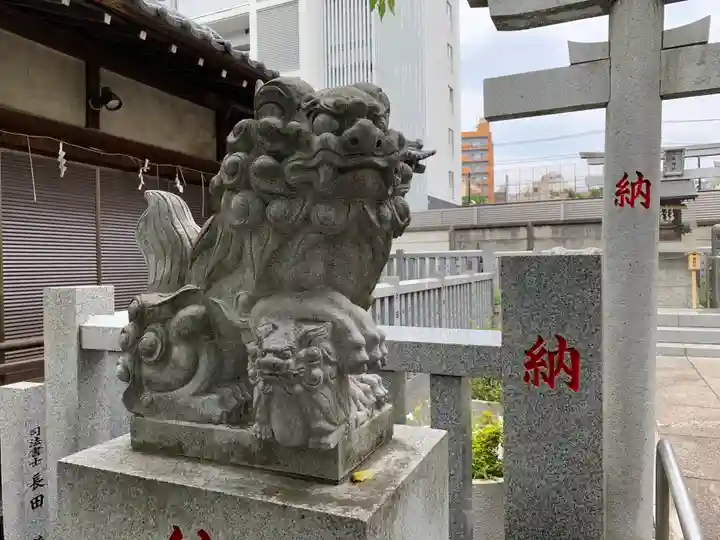 荻窪白山神社の狛犬