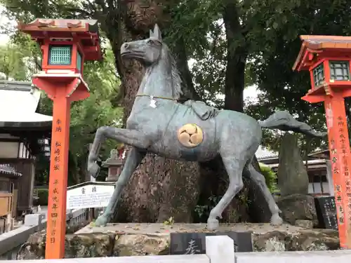 蟻通神社の狛犬