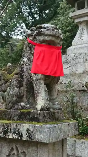 等彌神社の狛犬