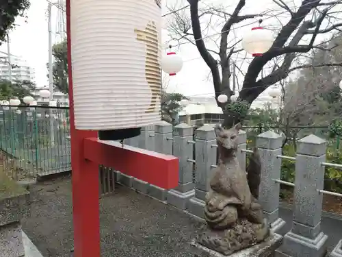 星川杉山神社の狛犬