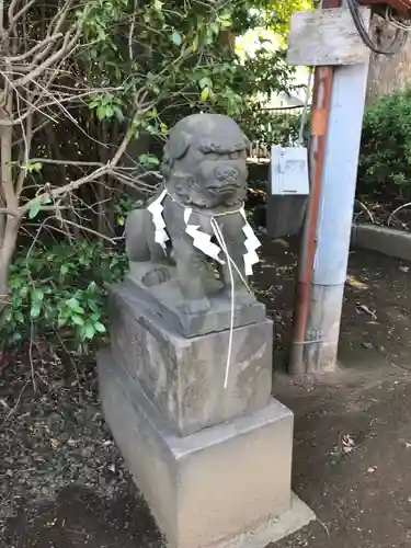 生麦杉山神社の狛犬