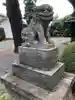 深作氷川神社の狛犬