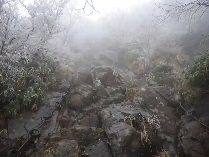 石鎚神社頂上社の自然