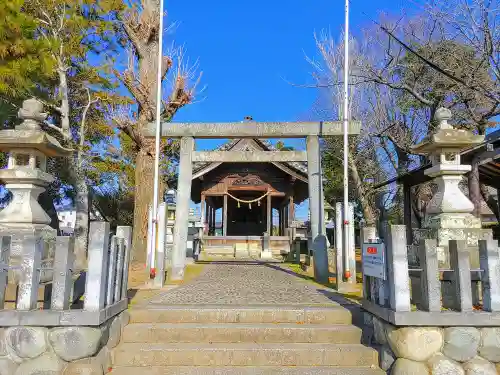 六所社の鳥居