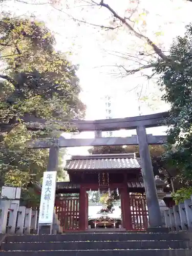 金王八幡宮の鳥居