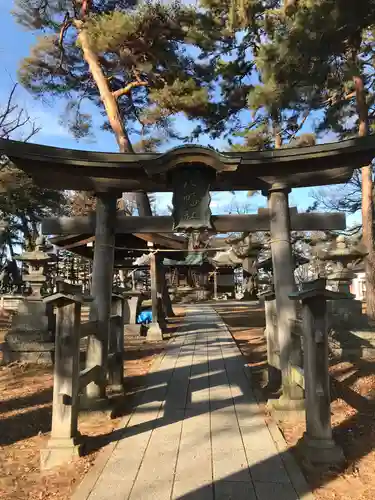 川中島古戦場八幡社の鳥居