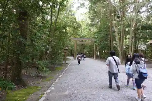 伊勢神宮外宮（豊受大神宮）の景色