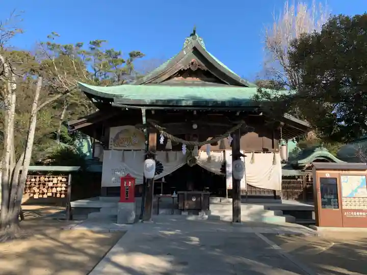 忌宮神社の本殿・本堂