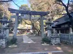 中村八幡宮の鳥居