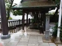 柏諏訪神社の手水