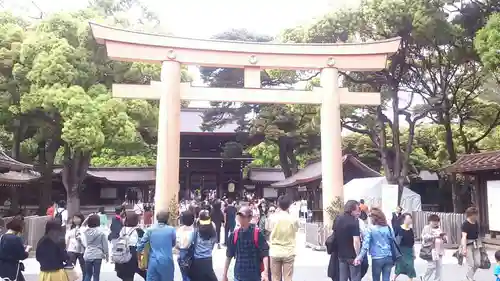 明治神宮の鳥居