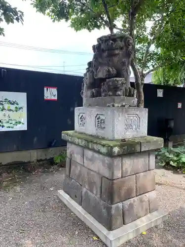 鴻神社の狛犬