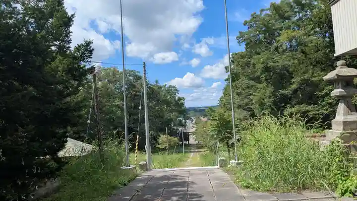 忠類神社の景色