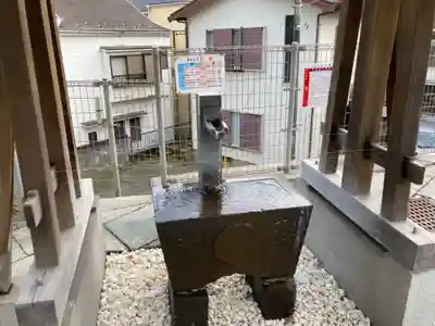 太田杉山神社・横濱水天宮の手水舎