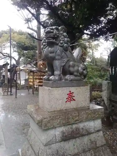 菊田神社の狛犬