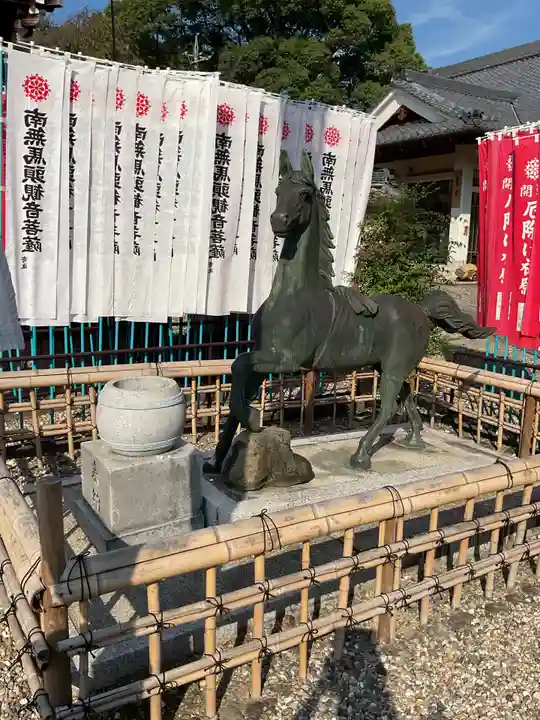 龍泉寺の狛犬