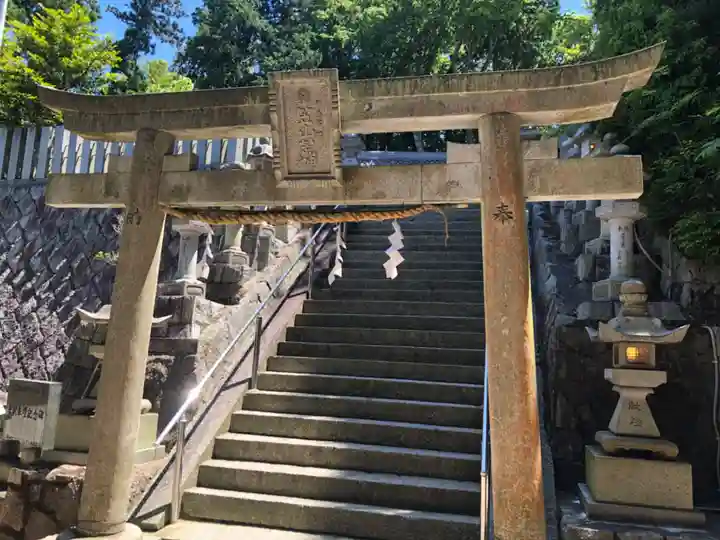 笠山坐神社の鳥居