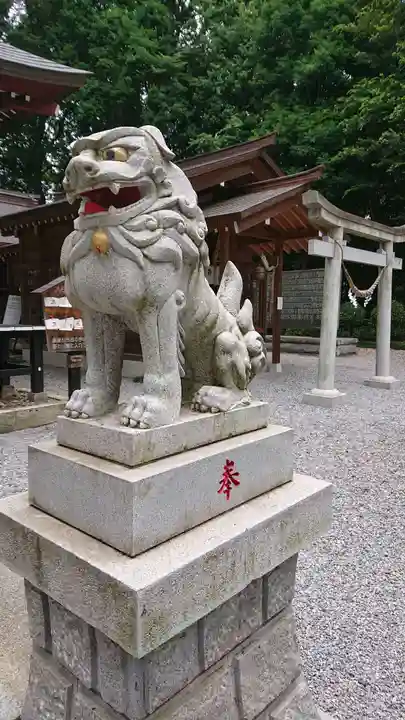薬師寺八幡宮の狛犬
