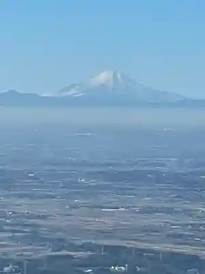筑波山神社 女体山御本殿の景色