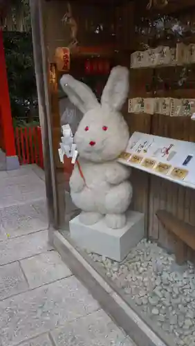 地主神社の狛犬
