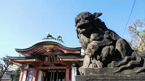 鮫州八幡神社の狛犬