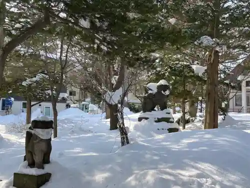 北広島市総鎮守　廣島神社の狛犬