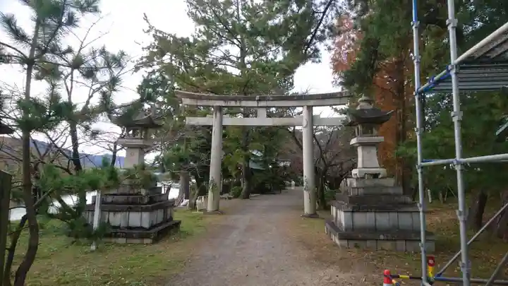 治水神社の鳥居