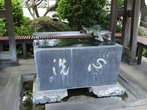 龍華寺の手水舎