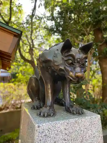 稲毛神社の狛犬